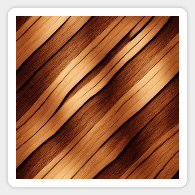 Wood pattern, model 7 Sticker by Endless-Designs